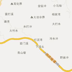 邵阳市绥宁县地理地图