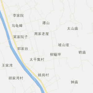 襄阳市南漳县行政地图