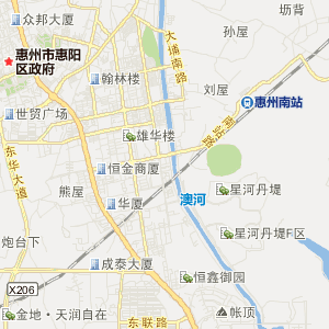 惠州市惠阳区地图