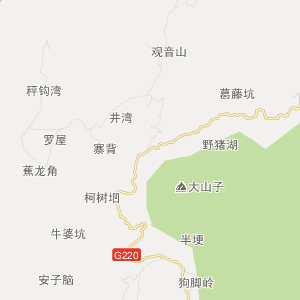 赣州市崇义县行政地图