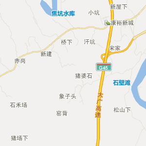 赣州市信丰县地图