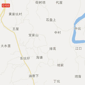 赣州市信丰县地图