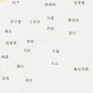 郴州市桂东县历史地图
