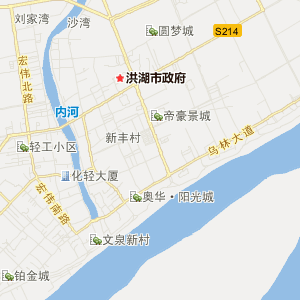 荆州市洪湖市地理地图