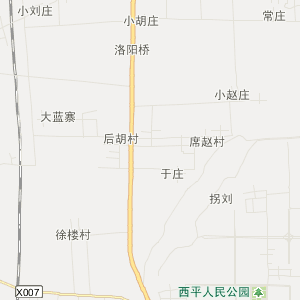 驻马店市西平县地图