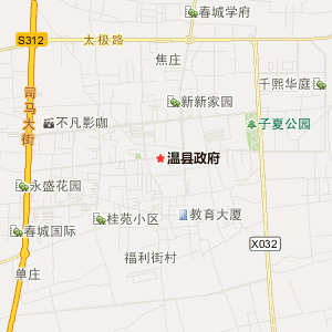 焦作市温县地图