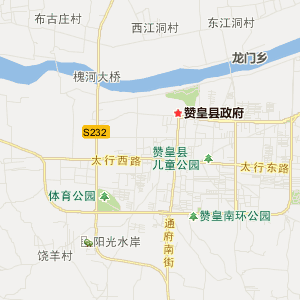 石家庄市赞皇县历史地图