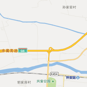 张家口市怀安县地理地图