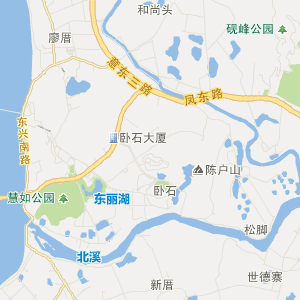 潮州市湘桥区行政地图