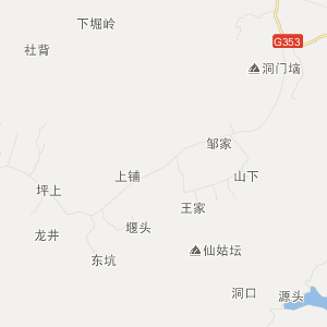 宜春市靖安县行政地图