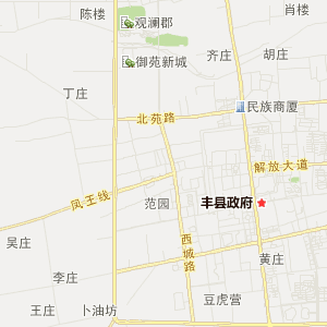 徐州丰县2路北线上行公交线路图片