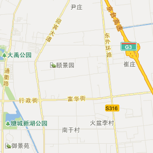 德州市禹城市历史地图