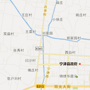 市宁津县地图
