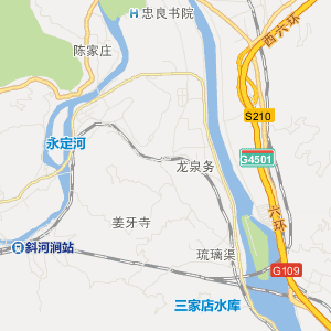 北京市门头沟区地图