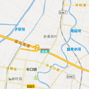 天津市西青区地图