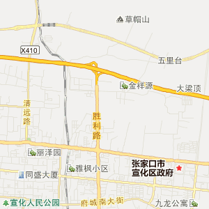 张家口市宣化区地图