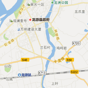 衢州市龙游县地图