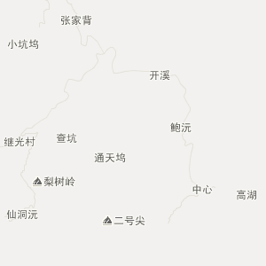 黄山市祁门县地理地图