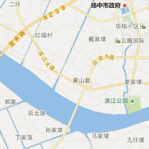 镇江市扬中市历史地图