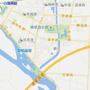 徐州市邳州市行地图