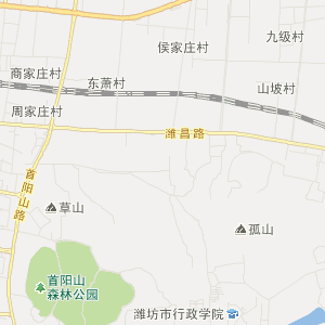 潍坊市昌乐县地理地图