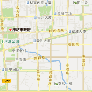 潍坊市奎文区地图