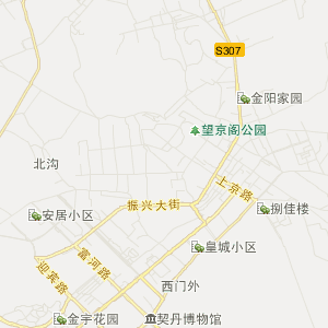 赤峰市巴林左旗地理地图