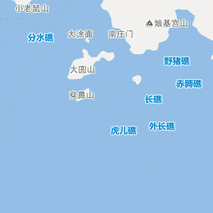 舟山市岱山县行地图