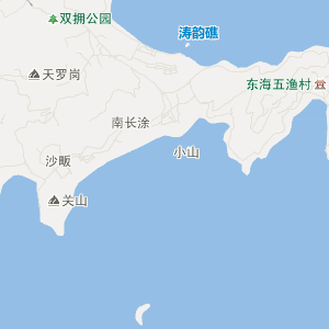 舟山市嵊泗县地图