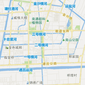 南通市通州区地图