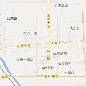 盐城市东台市地图