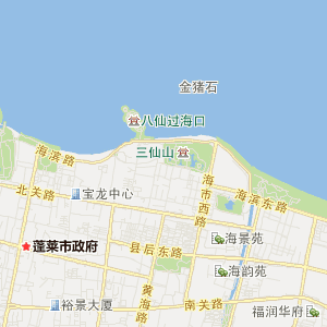 烟台市蓬莱区地图