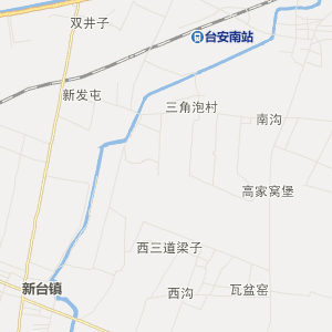 鞍山市台安县行地图