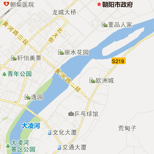 朝阳市朝阳县地图