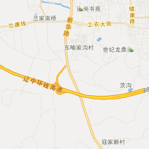 辽阳市辽阳县地图