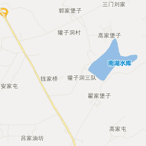 四平市梨树县行政地图