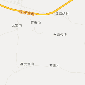 铁岭市西丰县地图