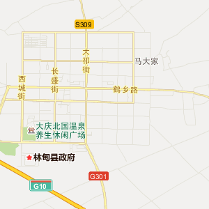 大庆市林甸县地图