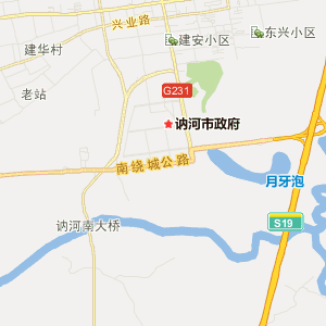 齐齐哈尔市讷河市行政地图