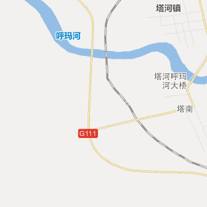 大兴安岭地区塔河县地图