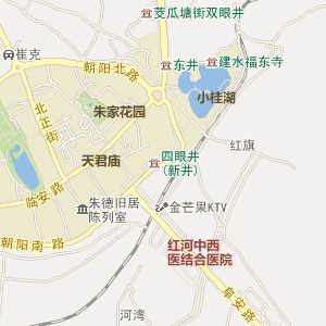 建水县城街道地图图片