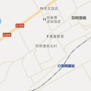 代县阳明堡镇地图图片
