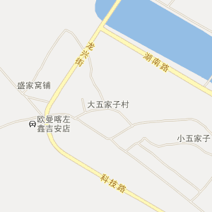 喀左县行政地图图片