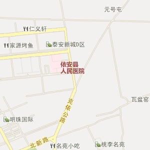 黑龙江依安县地图图片
