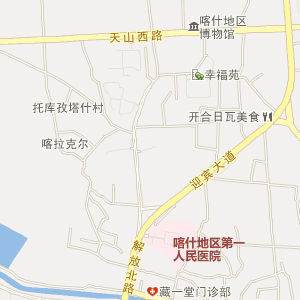 喀什公交车线路图图片