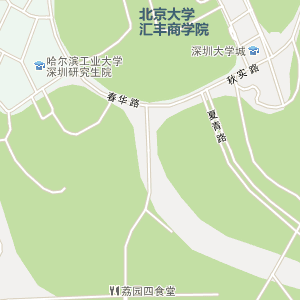 深圳大学城位置地图图片