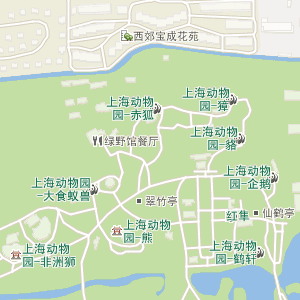 上海动物园站地铁地图