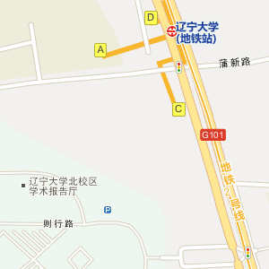 航空航天大學站地圖_航空航天大學站周邊地圖_瀋陽地鐵