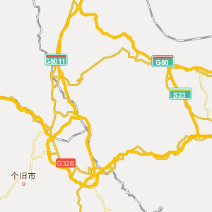 红河开远市地图