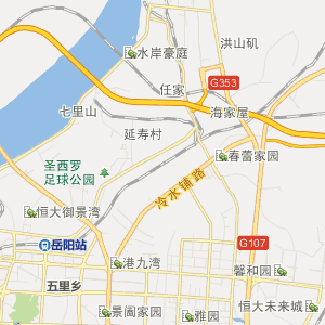岳阳7路公交车路线图图片